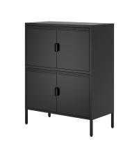 4 Door Metal Accent Storage Cabinet for Home Office,School,Garage