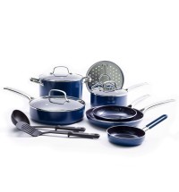 12-Piece Toxin-Free Ceramic Nonstick Pots and Pans Cookware Set, Dishwasher Safe