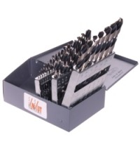 KnKut 29 Piece Jobber Length Drill Bit Set 1/16"-1/2" by 64ths