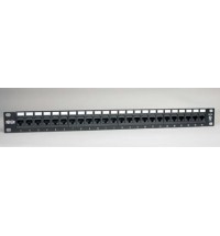 24-port cat5e cat5 rackmount patch panel 568b 110 punch 1urm