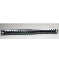 24-port cat5e cat5 rackmount patch panel 568b 110 punch 1urm