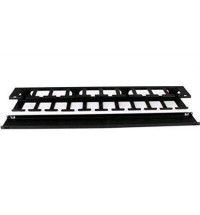 1u finger duct cable manager w/ cover